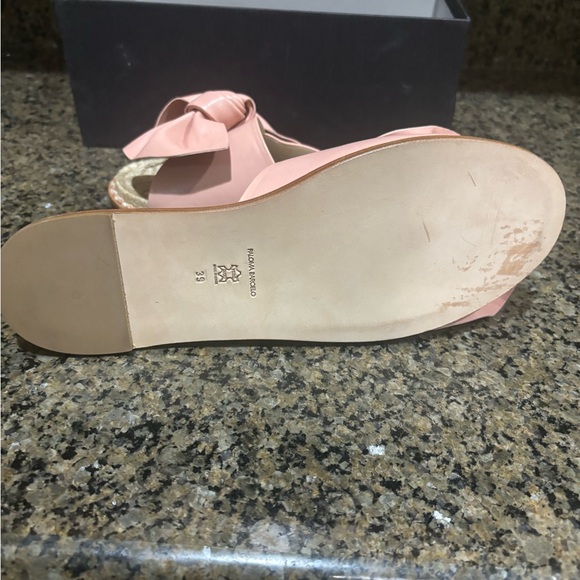 Paloma Barcelo Pink Bow Espadrille Sandals size 39 NIB - Picture 8 of 9
